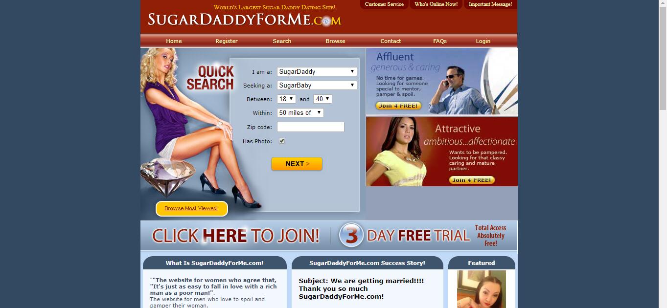 online only sugar daddy sites